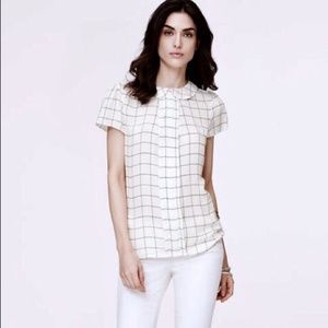 LOFT Peter Pan Collar Top